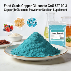 Gluconate de Cuivre à Haute Biodisponibilité, Qualité Alimentaire et Pharmaceutique, Soluble dans l'Eau pour Compléments Alimentaires et <span class=keywords><strong>Fortification</strong></span> Alimentaire - Product Image 1