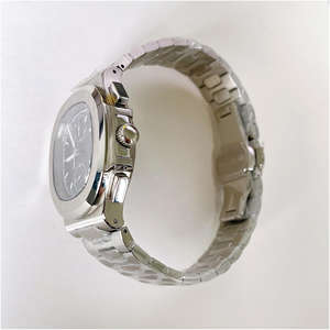 Montre mécanique de luxe pour homme, cadran argenté, verre cristal, montre de plongée, résistance à l'eau, acier 904L, cadran de 41 mm - Product Image 6