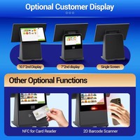 14.1inch Touch Screen Android windows Pos System Terminal Cash Register All in One POS Machine with Printer Scanner for Retail