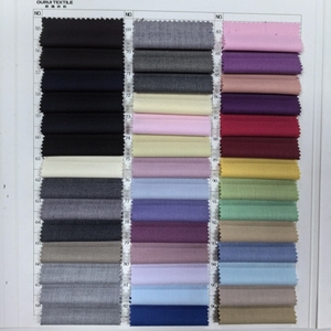 Vải Polyester 80% Viscose 20% 24*31 100*78 300G/M Dệt Twill, chất liệu may vest nam Hồi giáo, màu trắng Ả Rập, dùng may vest - Product Image 6