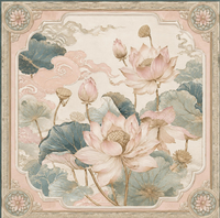 Tapis de jeu de Mahjong de luxe Rococo Baroque Mandala, élégant tapis de jeu de Mahjong américain vintage orné avec sac de transport