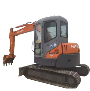 Mini-excavatrice de 5,5 tonnes d'occasion, Hitachi ZX55, excavatrice sur chenilles de 55 tonnes, Hitachi ZX55 d'occasion à vendre - Product Image 1