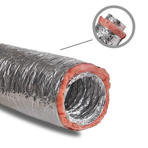 <span class=keywords><strong>Conduit</strong></span> d'air flexible R6 avec isolation en fibre de verre pour systèmes HVAC - Product Image 3