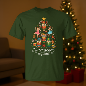 T-shirt da ballo per ragazze Nutcracker Squad Holiday Christmas Ballet Dance - Product Image 4