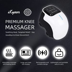 Masajeador Eléctrico Automático de Rodilla con Pantalla LED, Control Táctil, Luz Roja, Calor, 3 Modos de Vibración, Batería de 5000 mAh, Control Remoto Inalámbrico - Product Image 3