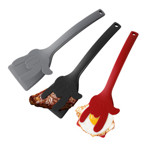 Vente chaude 2 en 1 pinces de cuisson accessoires de <span class=keywords><strong>cuisine</strong></span> spatule à Steak pinces à frire pour <span class=keywords><strong>cuisine</strong></span> cuisson poisson crêpe spatule - Product Image 1