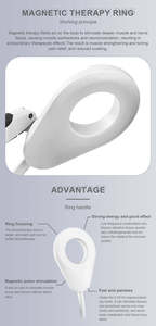Máquina de Alivio del Dolor para Humanos <span class=keywords><strong>y</strong></span> Animales, con 4 Manijas, Terapia Magnética de Campo Electromagnético Pulsado (PEMF) - Product Image 3