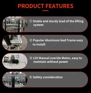 MOBORV Pieza de Aluminio Hecha a Medida para Autocaravana, Kits de Conversión para RV, Caravana, Coche, Cámper, Furgoneta, Sistema de Elevación de Cama RV - Product Image 6