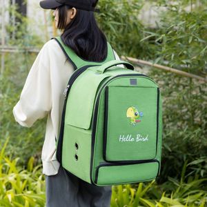 Hello Bird Cat <b>Backpack</b> <b>Large</b> Capacity Breathable Oxford Cloth Pet Carrier for Outdoor Travel - Product Image 1