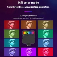 Extérieur Portable Poche Mini RGB Lampe Photo Tir Maquillage Vidéo Studio Caméra Atmosphère Photographie Téléphone Portable Lumière de Remplissage