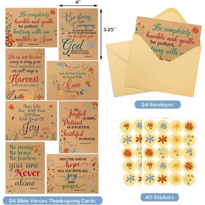 Tarjetas <span class=keywords><strong>de</strong></span> Felicitación Cristianas, Tarjetas Religiosas con Versículos Bíblicos, Paquete <span class=keywords><strong>de</strong></span> Tarjetas Motivacionales y <span class=keywords><strong>de</strong></span> Ánimo con Sobres - Product Image 2