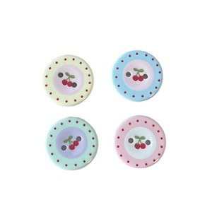 <span class=keywords><strong>Bouton</strong></span> artisanal en colle crème, motif fleur de cerisier de dessin animé mignon, pour la décoration de vêtements, de coiffures et de chaussures - Product Image 4