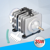 Pompe à air pour aquarium QihangRAS en acier inoxydable 304, aérateur 20L/min, alimentation en oxygène pour usage domestique, aquarium, aquaculture, pisciculture