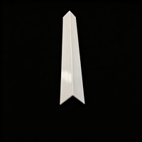 Profil d'angle en PVC en forme de L, extrusion directe d'usine, profil en L en plastique personnalisé