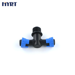 Anillo de bloqueo de plástico, rosca macho en T, <span class=keywords><strong>precio</strong></span> de fábrica para conector de conexión de manguera Layflat - Product Image 2