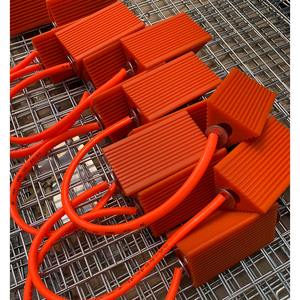 Cale de cale de <span class=keywords><strong>roue</strong></span> CPU robuste de 200 tonnes, petit avion, butée de <span class=keywords><strong>roue</strong></span> de véhicules de transport ferroviaire avec poignée - Product Image 3