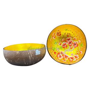 ชุดชามกะลามะพร้าวหลายรูปทรงโบราณชุดถ้วยชาม100% เป็นมิตรต่อสิ่งแวดล้อมเครื่องใช้สำหรับการตกแต่งบ้าน - Product Image 1