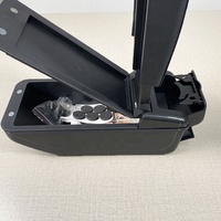 Boîte d'accoudoir multifonction boîte de rangement conteneur Central avec chargement USB et porte-gobelet siège accoudoir organisateur de Console centrale