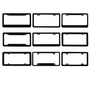 Diseño de dibujos animados lindo personalizado accesorios de coche Marco de matrícula <span class=keywords><strong>Anime</strong></span> para Decoración - Product Image 6