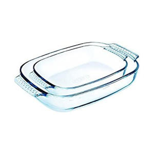 Vajilla de Vidrio de Borosilicato Resistente al Calor / Bandeja para Hornear de Vidrio - Product Image 1