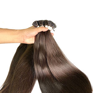 Meilleur Vente Birmans Première Cheveux 100% Cuticules Alignés Double Drawn Kératine JE Pointe Extensions de Cheveux Humains - Product Image 1