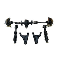 Voiturette de golf 4x4 à suspensions indépendantes, ATV électrique, UTV, camion à 4 roues, bras oscillants avant, essieu arrière avec moteur