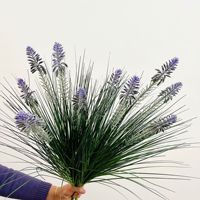 Tanaman Hijau Buatan, Rumput Pampas, Bunga Cockscomb, Rumput Liar, Tanaman Lanskap, Tanaman Hias Dekorasi Halaman