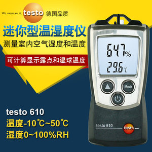 Testo 610 – moniteur numérique de température et d'humidité pour l'intérieur, pour usage domestique - Product Image 4