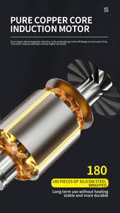 Máy rửa xe chất lượng cao, di động, mạnh mẽ, dùng cho gia đình, máy rửa xe áp lực cao, động cơ cảm ứng, bơm nước áp lực cao - Product Image 5