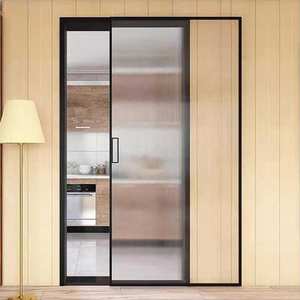 <span class=keywords><strong>Prix</strong></span> de gros Design moderne Cadre en aluminium enduit de poudre Porte en <span class=keywords><strong>baie</strong></span> <span class=keywords><strong>vitrée</strong></span> Porte <span class=keywords><strong>coulissante</strong></span> en aluminium à <span class=keywords><strong>double</strong></span> couche de verre - Product Image 4