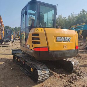 Excavatrice hydraulique d'occasion SANY SY60C SY60, mini-excavatrice SANY SY60C 6 tonnes, en stock en Chine, faible nombre d'heures, vente chaude - Product Image 2