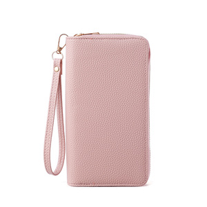 Wholesale Large Capacity Leather <b>Wallet</b> Women Long PU Leather Card Holder Women Clutch Long Womens Wristlet <b>Wallet</b> - Product Image 5