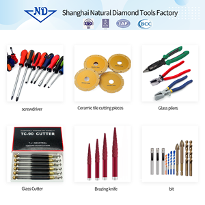 Bán buôn Carbide Cutter Head gốm gạch sàn kính cắt 8-inch đôi-bánh xe Kìm Mosaic kìm - Product Image 6