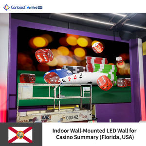 Canbest Fiw P1.86 1,86 Mm 5120X2880Mm 16.79X9.44Ft Pantalla de visualización de pared de video LED montada en pared interior para casino en EE. UU. - Product Image 5
