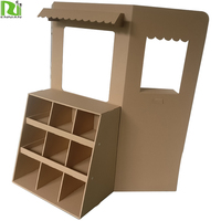Maisonnette en carton 100% recyclé Maison en carton pour enfants Façade de magasin en carton Livraison rapide et prototype rapide