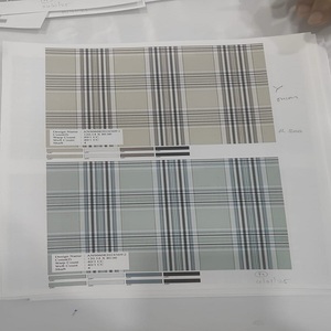 เสื้อลายตารางผ้าฝ้ายแท้ของ Giza สำหรับผู้ชายเสื้อน้ำหนักเบาเรียบหรูวัสดุสิ่งทอสำหรับอุตสาหกรรมเสื้อผ้าขายส่งจำนวนมาก - Product Image 1