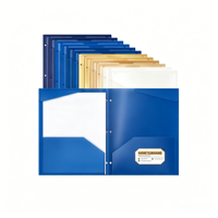 Carpeta de Presentación Personalizada de Fábrica China, Ecológica, de Material PP Grueso e Impermeable, Tamaño A4/A5, con Bolsillos