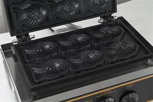Macchina automatica per <span class=keywords><strong>waffle</strong></span> elettrica a forma di pesce in vendita - Product Image 2
