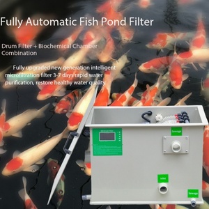 Sistema de Filtro de Tambor para Estanques de Koi de 10, 20 y 50 Toneladas, Filtro de Agua UV Rotatorio de Acero Inoxidable con Motor, Alta Productividad 5m/h - Product Image 6