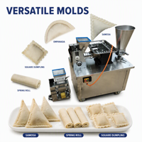 Machine automatique de fabrication de Gyoza, Samosa, Empanada, Wonton, Pierogi en acier inoxydable à grande capacité pour la production rapide d'aliments surgelés