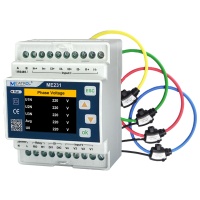 Monitor de Energía Inteligente Wifi 300A, Medidor de Corriente con Pinza Amperimétrica, 3 CTs, Medidor de Voltaje y Amperaje, Medidor de Corriente con Pinza Amperimétrica Wifi