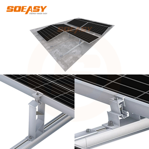 Soeasy Großhandel Aluminium Flachdach Ballastiertes Montagesystem Solarmodul Ohne Dachdurchdringung PV-Gestell OEM ODM Fabrik - Product Image 1