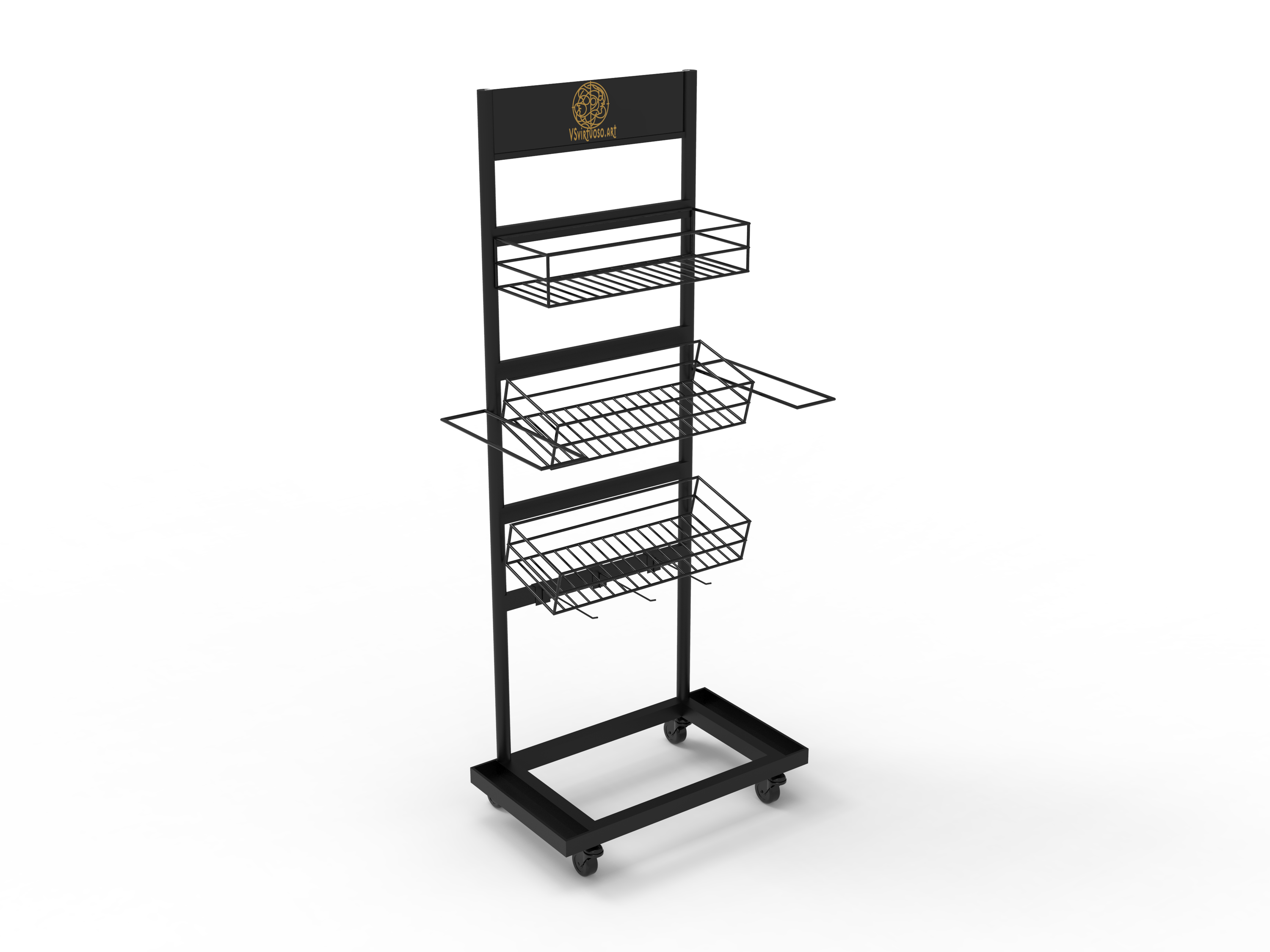 Customized Display Umbrella Display Racks and Stand for Supermarket Retail Umbrella Display Stand for Shop — view 3