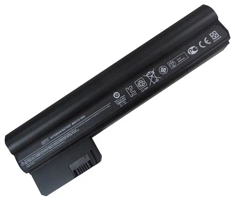 Fabricación de la batería para laptop HP MINI 110-3000 CQ10-400 CQ10-500 serie 10,8 V 4400mAh 47Wh negro