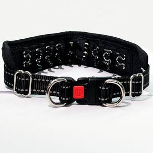 Cadena de estrangulación de acero inoxidable separada de liberación rápida, puntas de entrenamiento para perros, <span class=keywords><strong>Collar</strong></span> de estimulación de pellizco con puntas de goma - Product Image 4