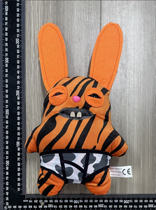 Peluche Gigante da 28 cm (11.02 Pollici) con Imbottitura in Cotone PP, Morbido Animale di Peluche con Denti Grandi, Portachiavi, Bambola Carina e Stravagante, Regalo Perfetto - Product Image 3