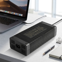 Adaptateur secteur de bureau 384W 24V 16A avec conception à faible bruit et contrôle de température, adapté aux écrans LED et au LiDAR