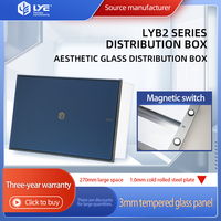Armoire de distribution électrique extérieure blanche LYB2 32 voies, coffret de commande en métal pour disjoncteurs MCB