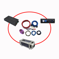 Kabel Amplifier mobil, kualitas tinggi kabel kustom 8GA Kit kabel Audio mobil