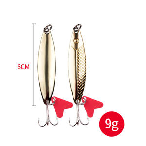 Leurres de <span class=keywords><strong>pêche</strong></span> en mer longue coulée métal Vib dur Spinner Jigs leurre de <span class=keywords><strong>pêche</strong></span> truite cuillère leurre - Product Image 2